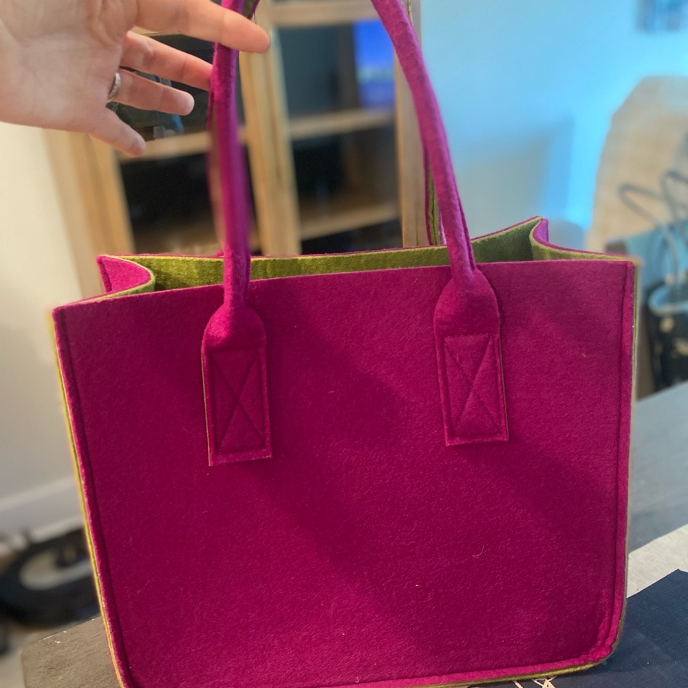 Vibrant Fuchsia Tote Bag
